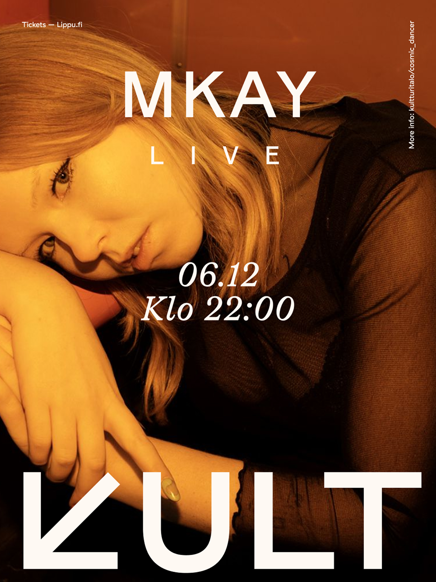 Live concert poster for Kult.